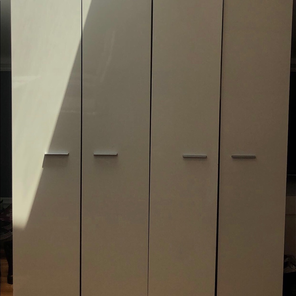 Two mini closets